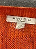 Amisu 100% Polyacrylic Orange Cardigan Size M - photo 7
