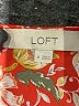 Ann Taylor LOFT 100% Polyester Orange 3/4 Sleeve Blouse Size M - photo 7