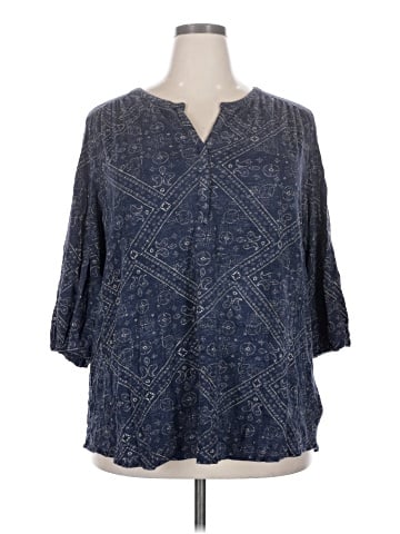 Lucky Brand 3/4 Sleeve Blouse (view 1)