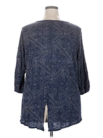 Lucky Brand 3/4 Sleeve Blouse (view 2)