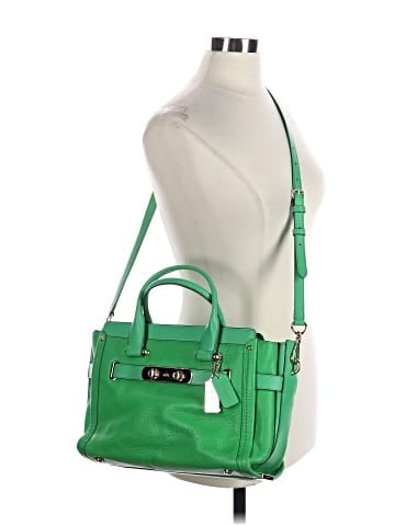 Coach Leather Satchel (view 2)