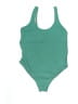 Ingrid + Isabel Solid Teal One Piece Swimsuit Size XXL - photo 1