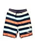 Janie and Jack 100% Polyester Stripes Blue Board Shorts Size 8 - photo 1