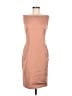 Jil Sander 100% Polyester Solid Tan Cocktail Dress Size EU 38 / US 8 - photo 1