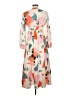 Unbranded Print Ivory Casual Dress Size L - photo 2