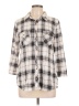Eden & Olivia Plaid Ivory 3/4 Sleeve Blouse Size L - photo 1