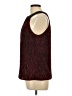 Alfani Burgundy Sleeveless Blouse Size L - photo 5