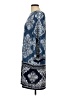 Studio One Paisley Blue Casual Dress Size L - photo 5