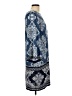 Studio One Paisley Blue Casual Dress Size L - photo 4