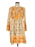 Unbranded Paisley Orange Casual Dress Size L - photo 1