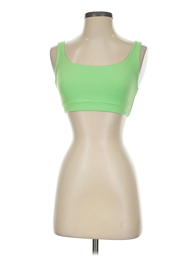 Pre-owned Athleta Sports Bra In Green