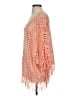 Boston Proper 100% Cotton Orange Poncho Size S - photo 5