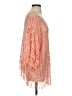 Boston Proper 100% Cotton Orange Poncho Size S - photo 4
