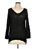 Katsumi 100% Acrylic Metallic Black Pullover Sweater Size L - photo 1