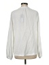 LA Made 100% Cotton White Long Sleeve Blouse Size M - photo 2
