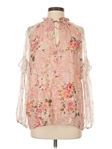 Hemant & Nandita 3/4 Sleeve Blouse (view 1)