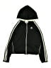 Adidas 100% Polyester Black Zip Up Hoodie Size L (youth) - photo 1