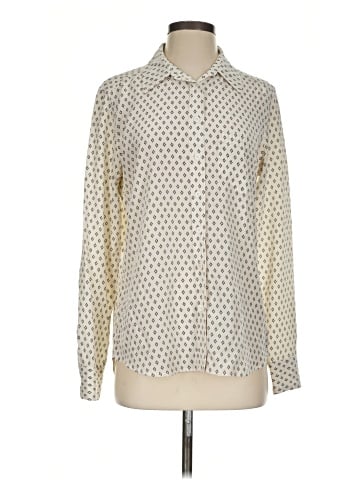 Equipment Long Sleeve Silk Top (view 1)