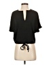 Who What Wear Black Short Sleeve Top Size XS - photo 1