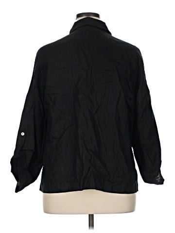 Debra deRoo 3/4 Sleeve Button-Down Shirt (view 2)