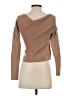 Line & Dot Tan Long Sleeve Top Size XS - photo 2