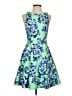J.Crew Tropical Blue Cocktail Dress Size 0 - photo 1