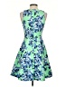 J.Crew Tropical Blue Cocktail Dress Size 0 - photo 2