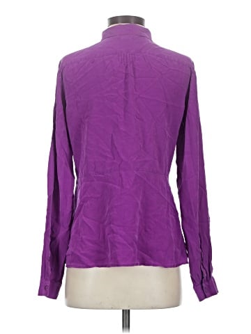 Fossil Long Sleeve Silk Top (view 2)