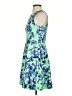 J.Crew Tropical Blue Cocktail Dress Size 0 - photo 5