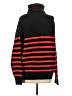 Zara Stripes Black Turtleneck Sweater Size S - photo 2