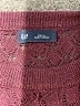 Gap Burgundy Pullover Sweater Size S - photo 7