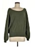 Free People Solid Green Pullover Sweater Size M - photo 1
