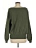 Free People Solid Green Pullover Sweater Size M - photo 2