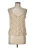 H&M 100% Baumwolle Tan Sleeveless Blouse Size L - photo 1