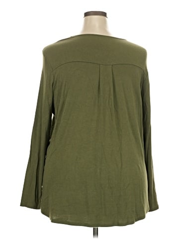 Joan Vass 3/4 Sleeve T-Shirt (view 2)