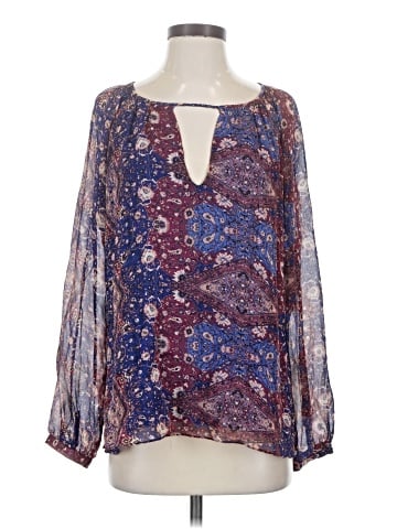 Rory Beca Long Sleeve Silk Top (view 1)