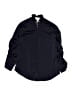Express 100% Polyester Solid Black Blue 3/4 Sleeve Blouse Size S - photo 1