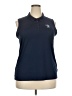 Port Authority 100% Polyester Blue Sleeveless Blouse Size XXL - photo 1