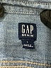 Gap 100% Cotton Solid Blue Long Sleeve Button-Down Shirt Size L (kids) - photo 3