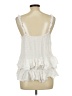 Free People White Sleeveless Blouse Size L - photo 2