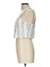 Madewell Silver Sleeveless Blouse Size L - photo 5