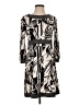 BCBGMAXAZRIA Print Gray Casual Dress Size S - photo 1
