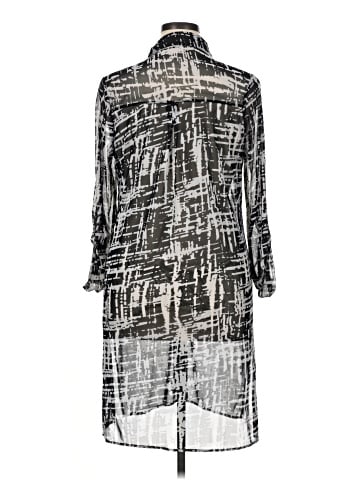 Always Indigo Long Sleeve Button-Down Shirt (view 2)