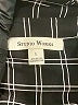 Studio Works Plaid Black Long Sleeve Blouse Size L - photo 7