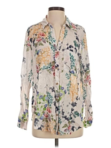 Pilcro Long Sleeve Blouse (view 1)