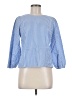 J.Crew Blue 3/4 Sleeve Blouse Size 8 (petite) - photo 1