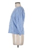 J.Crew Blue 3/4 Sleeve Blouse Size 8 (petite) - photo 5