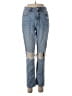 American Eagle Outfitters Color Block Blue Jeans Size 4 - photo 1