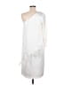 Aidan Mattox 100% Polyester Solid White Cocktail Dress Size 6 - photo 2