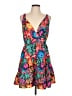 Unbranded Tropical Orange Cocktail Dress Size L - photo 1